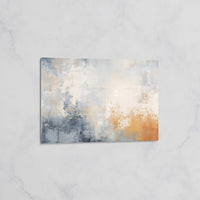 Abstrait Bleu et Orange – Tableau mural décoratif Moderne