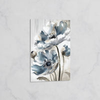 Tableau Papillon et Fleurs Pastel – Art Floral Poétique
