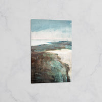 Tableau Paysage Abstrait Bord de Mer – Déco Murale Contemporaine
