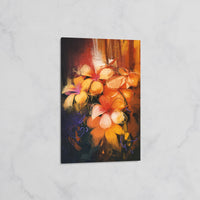 Tableau Floral Abstrait – Fleurs Lumineuses Déco Murale