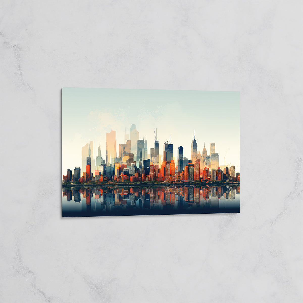 Tableau Skyline Moderne – Déco Murale Urbaine et Contemporaine