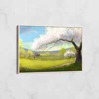 Paysage Printanier en Fleurs