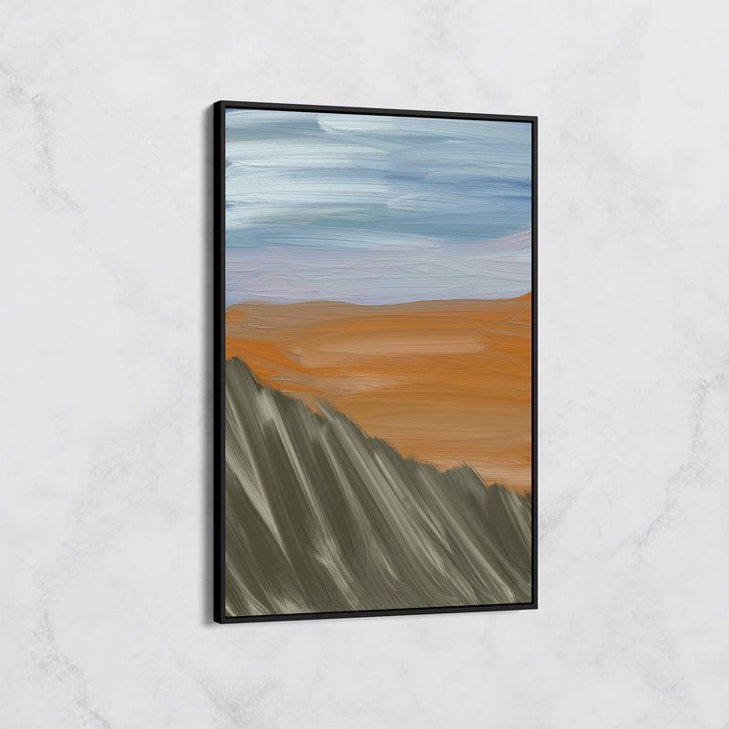 Tableau Paysage Abstrait Horizon – Décoration Murale Moderne